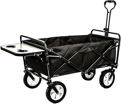 Wagon utilitaire pliant extérieur wagon de plage pliant utilitaire avec table arrière, poussettes roulantes portables, charge 80 kg / 176 lb, chariot de courses robuste. DIAYTAR COTE D'IVOIRE s'est imposée comme une référence dans le paysage du e-commerce ivoirien, offrant une alternative pratique et abordable pour les achats quotidiens. Grâce à son site web intuitif et à ses applications mobiles, les clients peuvent parcourir les différentes catégories de produits, lire les avis d'autres clients et passer commande en quelques clics. La boutique mise également sur des offres spéciales et des programmes de fidélité pour fidéliser sa clientèle.