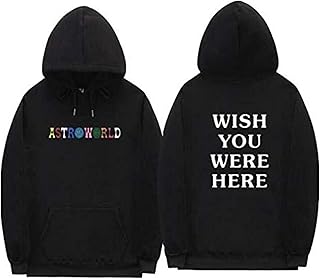 Sweat-shirt ample décontracté astrolod avec imprimé wish you were here pour unisexe