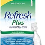 Gouttes oculaires lubrifiantes refresh plus, format économique, flacons de 18 ml