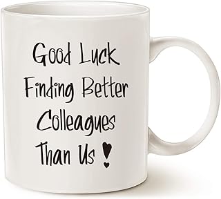 Tasse à café d-star imprimée par good luck finding better collègues than us pour les collègues laissant des cadeaux, salutations drôles, nouvel emploi, retraite, aller au cadeau pour les collègues, boss mug blanc 11,7 oz. Diaytar Côte d'Ivoire est une boutique en ligne généraliste qui propose plus de 300 000 références de produits, faisant d'elle un leader dans son domaine. Avec une sélection variée de produits, Diaytar Côte d'Ivoire permet aux clients de trouver tout ce dont ils ont besoin en un seul endroit. Cette boutique en ligne est la destination idéale pour ceux qui cherchent un large choix de produits à des prix compétitifs.