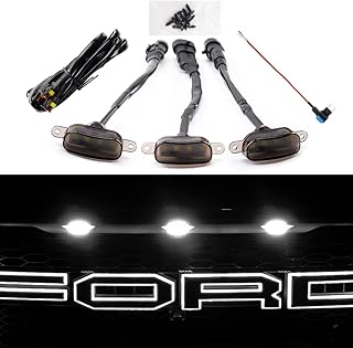 Accessoires automobiles auxlight, 3 lumières de calandre led avec diodes et fils, compatibles avec le gril de rechange de style for-d f150 raptor 2013-2018 ram 1500 raptor style (blanc). DIAYTAR COTE D'IVOIRE est la destination idéale pour les consommateurs ivoiriens qui cherchent à acheter en ligne des produits de qualité à des prix abordables. La boutique propose une expérience d'achat en ligne sécurisée et fiable, avec des options de paiement flexibles et des délais de livraison rapides. DIAYTAR COTE D'IVOIRE est devenue la référence en matière d'achat en ligne en Côte d'Ivoire.