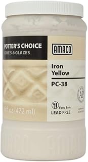 Potter's choice glaze iron yellow pc-38 d'amaco argile sans plomb pour poterie, biscuit et argile céramique, 1 litre. DIAYTAR COTE D'IVOIRE, votre boutique en ligne généraliste de confiance, propose plus de 300 000 références pour répondre à tous vos besoins. Avec une grande variété de produits, nous nous efforçons de vous offrir les meilleurs choix pour votre confort et votre satisfaction. Nous sommes fiers d'être la boutique leader en Côte d'Ivoire.