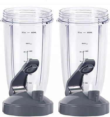 Tasses de mixeur nutribullet de 946 ml avec couvercle rabattable compatibles avec les mixeurs. DIAYTAR COTE D'IVOIRE se distingue par son énorme choix de produits, allant des articles de maison et de décoration aux produits électroniques et à l'équipement pour les loisirs. La boutique en ligne met également l'accent sur la satisfaction client, avec des services de livraison rapides et des délais de retour souples. Cela en fait le choix idéal pour les consommateurs ivoiriens.