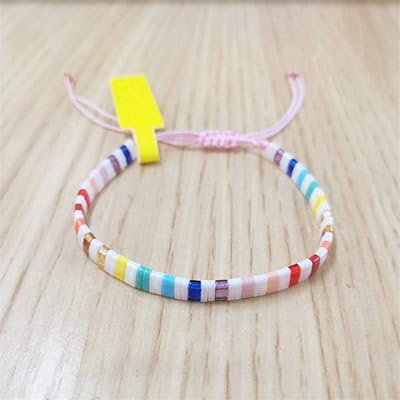 Unisexe été plage arc-en-ciel vintage bracelets de perles boho chaîne bracelet à breloques tissage bijoux bracelet bracelet. DIAYTAR COTE D'IVOIRE est une boutique en ligne généraliste qui propose plus de 300 000 références de produits pour répondre à tous les besoins de ses clients. Avec sa large gamme de produits, elle est devenue la boutique en ligne leader en Côte d'Ivoire. Elle offre une expérience d'achat en ligne sécurisée et fiable.