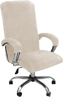 Housse de chaise de salle à manger en tissu velours lavable et amovible