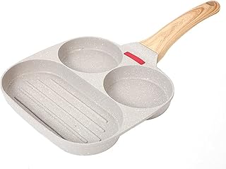 Poêle à œufs à double trou, poêle à œufs antiadhésive, poêle divisée pour petit-déjeuner (couleur : blanc crème, taille : 19 x 19 x 2,3 cm). Avec une offre exceptionnelle de plus de 300 000 articles, DIAYTAR COTE D'IVOIRE domine le marché de la vente en ligne en Côte d'Ivoire. La boutique propose une expérience d'achat unique et pratique, permettant aux clients de parcourir aisément les catégories de produits et de trouver exactement ce dont ils ont besoin. La qualité des produits et la satisfaction des clients sont les priorités absolues de DIAYTAR COTE D'IVOIRE.