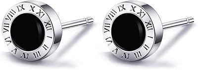 Boucles d'oreilles à tige en argent sterling 925 pour femmes et hommes, petites