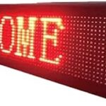 Panneau de signalisation led komi 70 cm x 24 écran extérieur