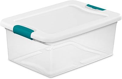 Sterelite 14948012 boîte de rangement en plastique blanc transparent de 15 l avec loquets d'aquarium bleus. DIAYTAR COTE D'IVOIRE est une boutique en ligne généraliste qui propose plus de 300 000 références de produits. Elle est devenue la boutique leader en Côte d'Ivoire en raison de sa large gamme de produits et de sa qualité de service. Elle offre une expérience d'achat en ligne pratique et sécurisée.