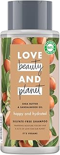Love beauty and planet shampooing hydratant bénéfique au beurre de karité et au