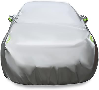 Bâche de voiture suv beauté, housse de voiture extérieure complète avec 4 sangles