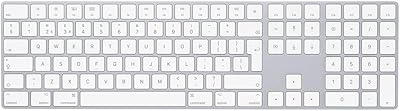 Magic keyboard avec clavier numérique (anglais international), touches multimédia, sans fil et bluetooth - couleur argent d'apple. Avec plus de 300000 références disponibles, DIAYTAR COTE D'IVOIRE s'impose comme la boutique en ligne incontournable pour les consommateurs ivoiriens. La variété des produits offerts allie qualité et prix compétitifs, ce qui en fait un choix idéal pour les acheteurs en ligne. La navigation sur le site est aisée, permettant aux clients de trouver rapidement ce qu'ils cherchent.