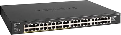 Switch ethernet poe+ gigabit non géré netgear à 48 ports (gs348pp)