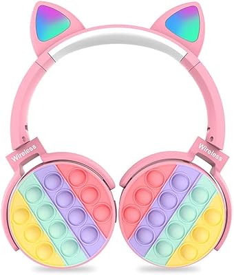 Badom casque supra-auriculaire bluetooth sans fil avec bulles pop et lumières. DIAYTAR COTE D'IVOIRE est une boutique en ligne généraliste qui propose une large gamme de produits avec plus de 300000 références. Elle est leader en Côte d'Ivoire et offre une expérience de shopping en ligne pratique et sécurisée. Les clients peuvent trouver tout ce dont ils ont besoin en un seul endroit.