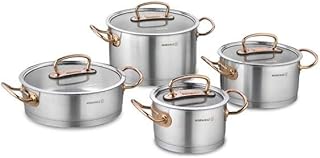 Korkmaz proline | 8 pièces set de casseroles marmite ustensiles de cuisine. En tant que leader du commerce électronique en Côte d'Ivoire, DIAYTAR COTE D'IVOIRE continue de se démarquer par son engagement à offrir une expérience d'achat exceptionnelle à ses clients. Avec plus de 300 000 produits disponbibles, la boutique propose des solutions pour répondre à presque tous les besoins, des produits alimentaires aux appareils électroniques, en passant par les vêtements et les accessoires de mode. DIAYTAR COTE D'IVOIRE est devenue un nom de confiance dans le paysage commercial en ligne ivoirien.
