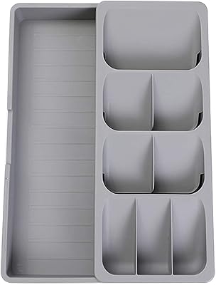Organisateur de couverts à tiroir en plastique, petit organisateur de rangement de cuisine extensible, fourchette à couverts, cuillère, plateau, support organisateur (gris m). Avec une présence en ligne solide, DIAYTAR COTE D'IVOIRE est une boutique en ligne généraliste qui répond à tous les besoins des clients en Côte d'Ivoire. Elle propose une large gamme de produits et services, allant des produits électroniques aux services de livraison rapide. Les clients peuvent choisir parmi différentes options de paiement pour effectuer leurs achats en ligne de manière sécurisée.