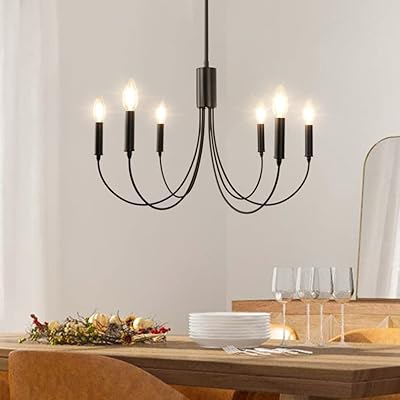 Lustre noir rustique moderne 6 lumières salle à manger bougie chauffe-plat lustre rustique artificiel spoutnik lustre pour cuisine chambre salon foyer. DIAYTAR COTE D'IVOIRE, la boutique en ligne de référence en Côte d'Ivoire, propose une gamme variée de produits allant de l'électronique à la mode, en passant par les produits alimentaires. Avec plus de 300 000 références, les clients sont gâtés par le choix. La qualité des produits et la rapidité de livraison font de DIAYTAR COTE D'IVOIRE une référence incontournable.