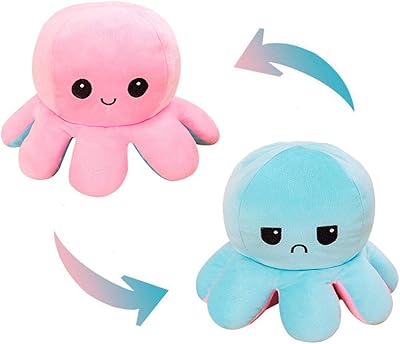Poupée pieuvre en peluche réversible akod, joli animal en peluche, bon cadeau pour vos enfants ou amis, petit bleu + petit rose. DIAYTAR COTE D'IVOIRE est une boutique en ligne généraliste qui propose plus de 300000 références de produits, offrant ainsi une grande variété de choix à ses clients. Elle est reconnue comme l'un des leaders du commerce en ligne en Cote d'Ivoire.