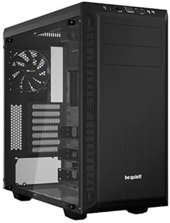 B quiet base 600 black window par pure base, bgw21, mid tower atx, 2 ventilateurs préinstallés, fenêtre en verre trempé. DIAYTAR COTE D'IVOIRE, leader du e-commerce en Cote d'Ivoire, offre plus de 300 000 références de produits en ligne avec des services de qualité et des prix compétitifs pour satisfaire les consommateurs ivoiriens.
