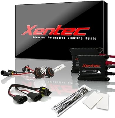 Pack d'ampoules au xénon hid zintech 9005 6000k avec ballast fin en alliage
