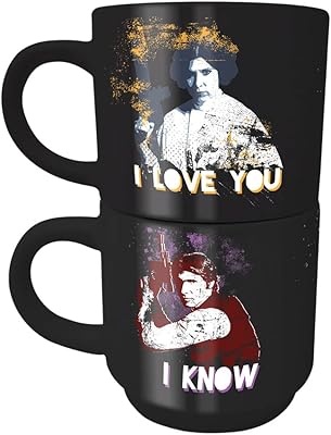 Ensemble de tasses empilables 2 pièces star wars (conception han et leia) - produit officiel. En tant que leader du marché en Côte d'Ivoire, DIAYTAR COTE D'IVOIRE s'efforce de fournir à ses clients les meilleurs produits et services possibles, avec une livraison rapide et fiable dans tout le pays. La boutique est également connue pour son service client exceptionnel et sa politique de retour flexible.