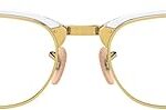 Montures de lunettes de prescription clubmaster unisexes-adultes (paquet de 1)