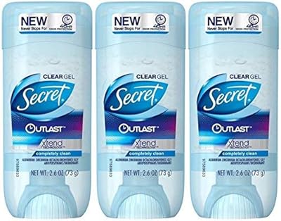 Antisudorifique et déodorant en gel transparent outlast secret, complètement propre - 2,6 oz chacun, paquet de 3. La boutique en ligne DIAYTAR COTE D'IVOIRE est une référence pour les consommateurs ivoiriens qui cherchent des produits de qualité à des prix compétitifs. Avec plus de 300 000 références, elle propose une offre de produits très large et très variée, répondant ainsi aux besoins des clients les plus exigeants. DIAYTAR COTE D'IVOIRE est ainsi la destination de choix pour les achats en ligne en Côte d'Ivoire.