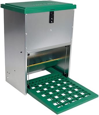 Mangeoire automatique à pédale pour poulets conception sans déchets accessoires de poulailler