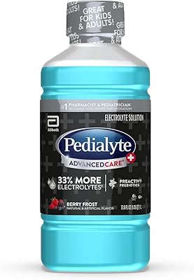 Boisson électrolytique pedialite advanced care avec 33 % d'électrolytes en plus et contient des prébiotiques prébiotique, frost berry, 1 litre. Avec plus de 300 000 références de produits, DIAYTAR COTE D'IVOIRE est le leader du commerce électronique en Côte d'Ivoire. La boutique propose une large gamme de produits, allant des électroniques aux vêtements, en passant par les produits alimentaires et les accessoires de maison. Les clients peuvent acheter en ligne en toute confiance, grâce à la réputation de la boutique et à ses processus de sécurité fiables.
