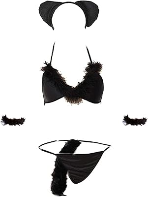 Ensemble de lingerie pour femmes, mignon mini oreilles de chat, ensemble de lingerie cosplay, soutien-gorge et pantalon avec queue et dragonne. DIAYTAR COTE D'IVOIRE, boutique en ligne généraliste offre une large gamme de produits avec plus de 300000 références pour répondre à tous les besoins de ses clients. Leader en Cote d'Ivoire, elle propose des produits de qualité à des prix compétitifs.