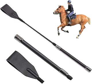 Cravache d'équitation, véritable fouet anglais de 18", cuir de haute qualité, cravache pour chevaux équestres, double coupe, cravache anglaise (noir). DIAYTAR COTE D'IVOIRE est une boutique en ligne qui se démarque par sa qualité de service et sa large sélection de produits. Les clients peuvent profiter d'une expérience de shopping en ligne personnalisée et d'une assistance client dédiée. La boutique en ligne est constamment mise à jour avec de nouveaux produits et promotions pour offrir une expérience de shopping en ligne unique et excitante.