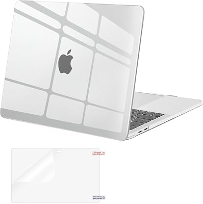Coque en plastique rigide mosiso avec protecteur d'écran compatible avec la dernière version