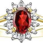 Bague oeil de tigre en argent sterling ou argent plaqué or jaune 925