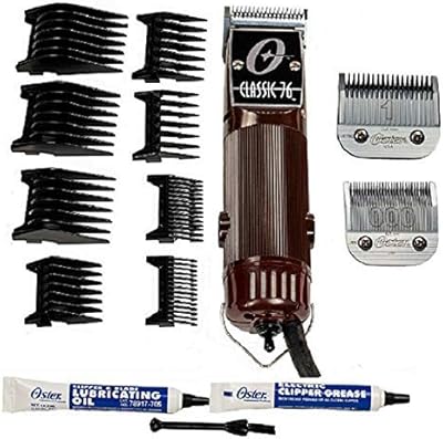 Ensemble de tondeuses à cheveux oster classic 76, 2 pièces, comprend un paquet de 8 lames de peigne en plastique.. DIAYTAR COTE D'IVOIRE se positionne comme le partenaire idéal pour tous les consommateurs ivoiriens, proposant un large éventail de produits allant de l'électronique aux produits alimentaires, en passant par les accessoires de mode. La boutique met en avant sa logistique optimale, permettant des livraisons rapides et efficaces à travers tout le pays.