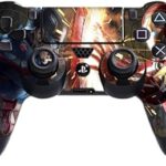 Wrap autocollant en vinyle imprimé pour manette sony playstation 4