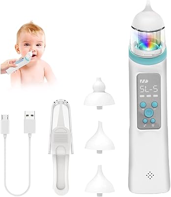 Aspirateur nasal électrique pour bébé, aspirateur nasal électrique pour tout-petits, appareil de nettoyage automatique du nez avec 3 embouts en silicone, niveau d'aspiration réglable, fonction apaisante avec musique et lumière. DIAYTAR COTE D'IVOIRE est une boutique en ligne généraliste proposant plus de 300 000 références de produits variés. C'est la boutique en ligne leader en Côte d'Ivoire, offrant une expérience d'achat en ligne pratique et fiable. Elle permet aux clients de faire leurs achats en ligne avec facilité et rapidité.