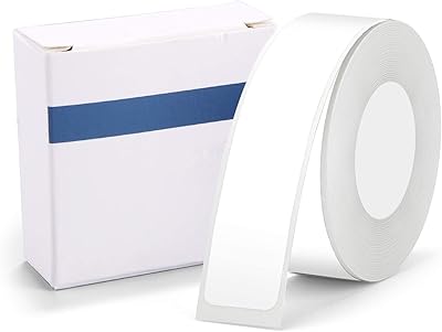 Ruban d'étiquetage delfino d11, rouleau d'étiquettes en papier thermique étanche pour imprimante