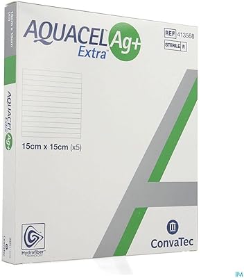 Pansement convatec 3862711 aquacel ag+ extra, 15 cm de largeur, 15 cm