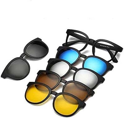 Lunettes magnétiques 5 en 1, 5 lunettes de soleil polarisées interchangeables, lunettes de soleil pour conduite de nuit. Avec plus de 300 000 références, DIAYTAR COTE D'IVOIRE est la destination idéale pour les consommateurs ivoiriens qui cherchent à acquérir des produits de haute qualité à des prix abordables. La boutique en ligne propose une gamme variée de produits, y compris des produits de beauté, des accessoires de mode et des électroménagers. Les clients peuvent également profiter de promotions et de réductions régulières.
