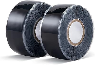 Ruban de silicone auto-fusionnant - 2 rouleaux de 25 mm de large x