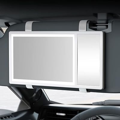 Miroir de courtoisie de voiture basegon, miroir de maquillage de voiture avec pare-soleil avec écran tactile 3 couleurs réglables, miroir de pare-soleil de voiture (blanc). DIAYTAR COTE D'IVOIRE est une plateforme de commerce électronique qui vise à rendre l'expérience d'achat en ligne la plus pratique et la plus économique possible pour les Ivoiriens. La boutique se distingue par son offre massive de produits de qualité, son service client réactif et ses conditions de livraison flexibles. Les clients bénéficient également de conseils d'achat personnalisés.