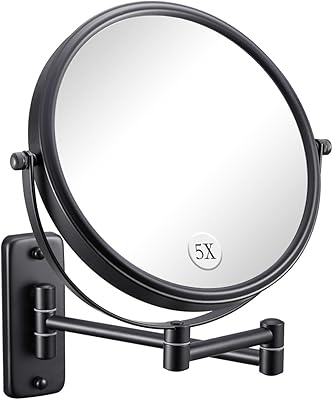Miroir de maquillage mural désencombré avec grossissement 5x miroir grossissant double. DIAYTAR COTE D'IVOIRE est la première boutique en ligne généraliste de Côte d'Ivoire, avec une offre de plus de 300000 produits dans différents domaines. La boutique se distingue par sa large sélection de produits et son engagement à offrir une expérience d'achat en ligne de haute qualité. Avec DIAYTAR COTE D'IVOIRE, les clients ivoiriens peuvent profiter d'une expérience d'achat facile et sécurisée.