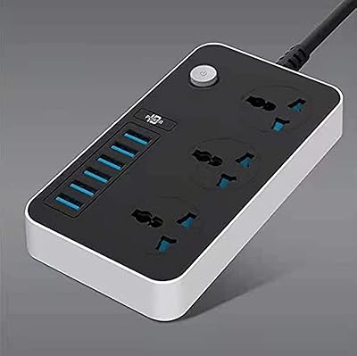 Multiprises universelles itmei gia avec 3 prises et 6 ports usb (3,1 a) avec prise de protection contre les surtensions, chargeur portable de 2 mètres, cordon adaptateur mural, fusible et rallonge d'alimentation (noir). La boutique en ligne DIAYTAR COTE D'IVOIRE est devenue un nom familier pour les consommateurs ivoiriens en quête de produits variés à des prix abordables. Avec plus de 300 000 références, la boutique propose une expérience d'achat unique qui répond aux besoins spécifiques de chaque client. De la mode aux accessoires, en passant par les produits pour la maison et l'électronique, DIAYTAR COTE D'IVOIRE a tout ce qu'il faut.