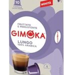 Café arabica italien jimoka compatible avec l'espresso de lungo (10 capsules, 200 g)