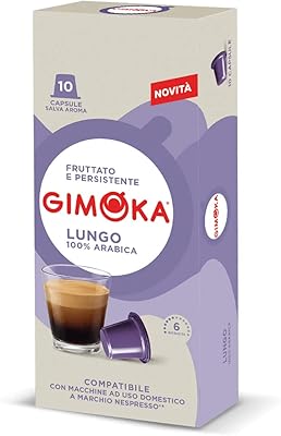 Café arabica italien jimoka compatible avec l'espresso de lungo (10 capsules, 200 g). DIAYTAR COTE D'IVOIRE est une boutique en ligne généraliste qui propose plus de 300 000 références de produits variés, répondant aux besoins quotidiens de ses clients. En tant que leader du marché ivoirien, elle garantit des prix compétitifs et une livraison rapide. Avec DIAYTAR, les clients peuvent faire des achats en toute confiance.