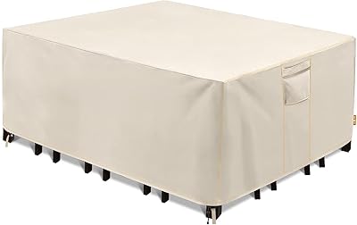 Ensemble de housses pour meubles de patio okj, tissu oxford 420d imperméable