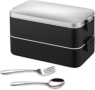 Boîte à déjeuner en acier inoxydable pour adultes et enfants, boîte à bento double couche étanche à 3 compartiments avec fourchette et cuillère (noir). DIAYTAR COTE D'IVOIRE est une boutique en ligne généraliste qui propose plus de 300 000 références de produits variés, répondant ainsi aux besoins de ses clients en Côte d'Ivoire et au-delà. Avec une grande sélection de produits, cette boutique en ligne se positionne comme un leader sur le marché ivoirien. Elle offre aux consommateurs une expérience d'achat en ligne sécurisée et pratique.