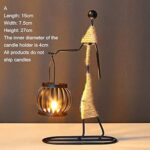 Bougeoirs pour tables, chandelier fait à la main, décoration d'intérieur, figurines miniatures, cadeau
