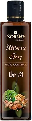 Sciian ultimate huile pour cheveux gris 200 ml | nourrit le cuir chevelu