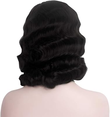 Perruque synthétique longue bouclée stavantasi des années 1920 pour femme, fête de cosplay d'halloween, noir, taille unique. DIAYTAR COTE D'IVOIRE est une boutique en ligne généraliste proposant plus de 300000 références de produits divers. Elle est reconnue comme l'une des boutiques en ligne les plus vastes et les plus fiables de Cote d'Ivoire. DIAYTAR offre à ses clients une expérience d'achat unique et conviviale.